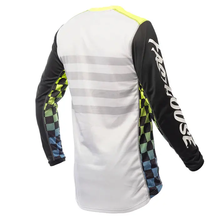 Fasthouse Grindhouse Brute Jersey - Youth - Black-High Viz 2