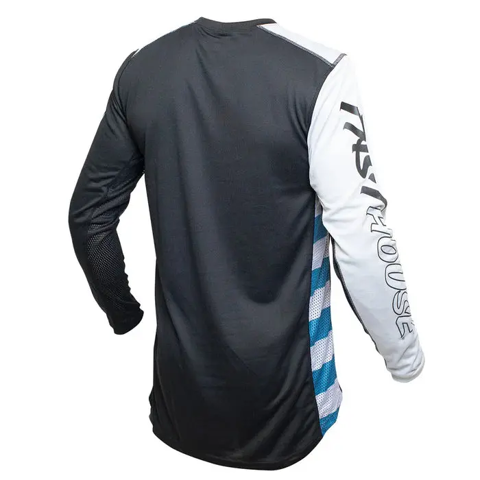 Fasthouse Grindhouse Cypher Jersey - Black-Silver 2