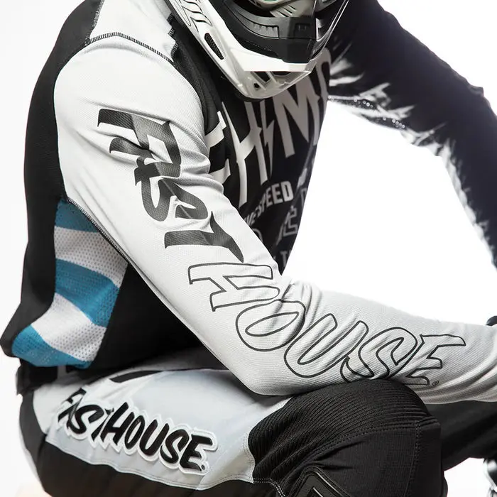 Fasthouse Grindhouse Cypher Jersey - Black-Silver 4