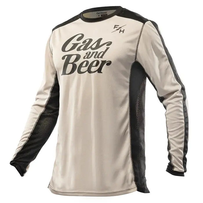 Fasthouse Grindhouse Draft Jersey - Cream 1