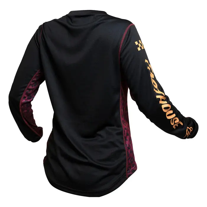 Fasthouse Grindhouse Golden Script Jersey - Womens - Black 2