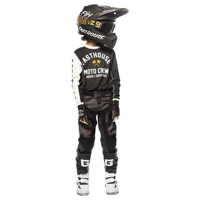 Fasthouse Grindhouse Haven Jersey - Youth - Black-White 3