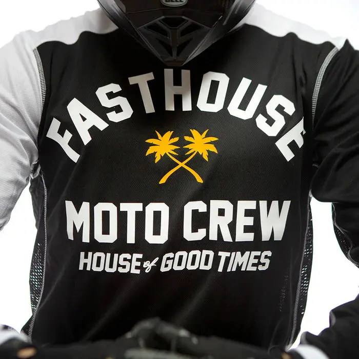 Fasthouse Grindhouse Haven Jersey - Youth - Black-White 4
