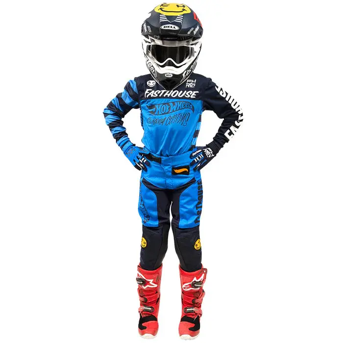 Fasthouse Grindhouse Hot Wheels Pant - Youth - Electric Blue 2