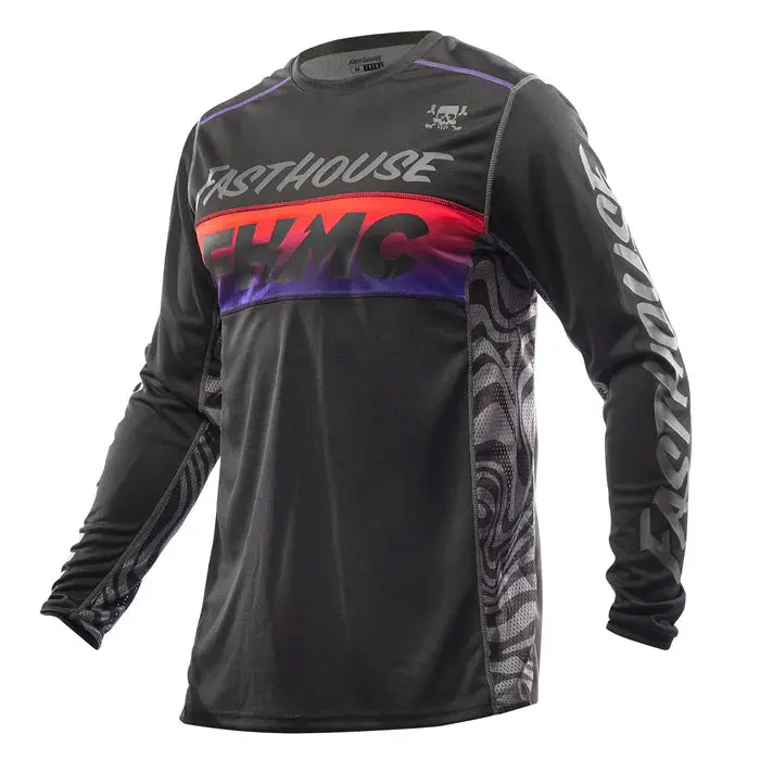 Fasthouse Grindhouse Nova Jersey - Youth - Black-Black 1