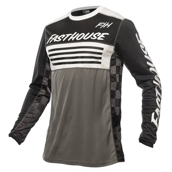 Fasthouse Grindhouse Omega Jersey - Black-Gray 1
