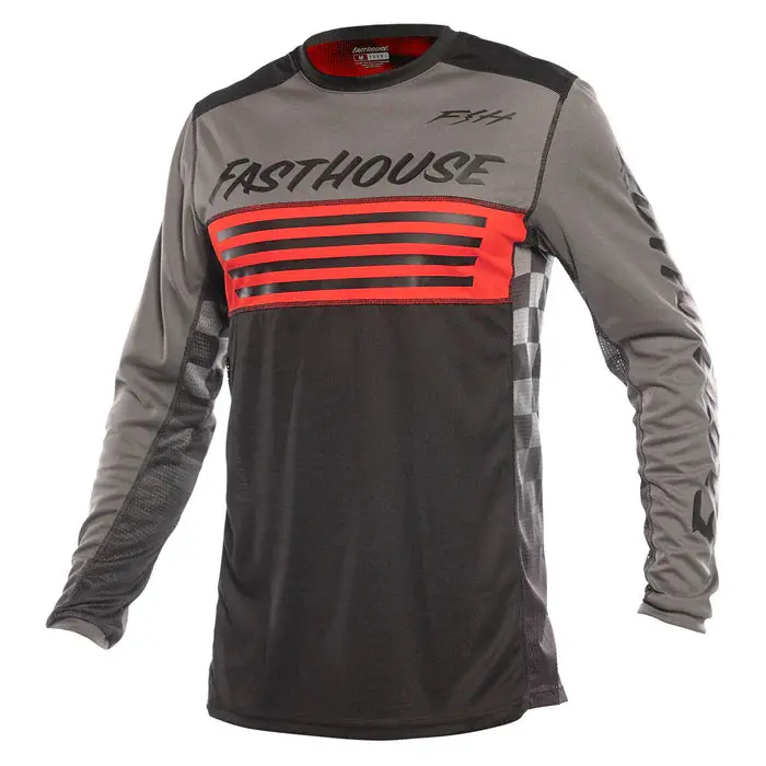 Fasthouse Grindhouse Omega Jersey - Gray-Black 1
