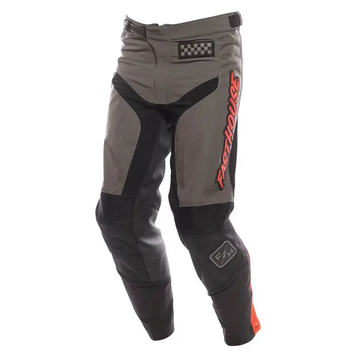 Fasthouse Grindhouse Pant - Gray-Red 1