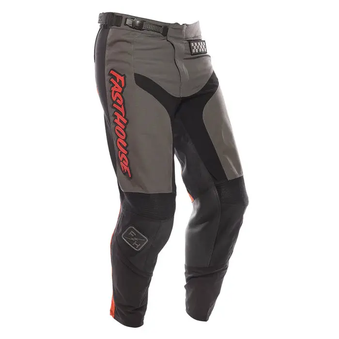 Fasthouse Grindhouse Pant - Gray-Red 2