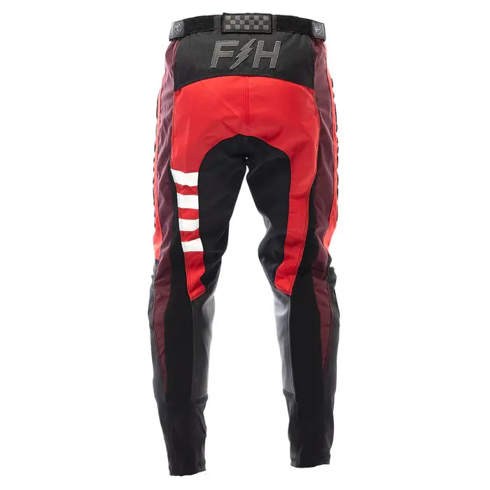 Fasthouse Grindhouse Pant - Red-Black 3