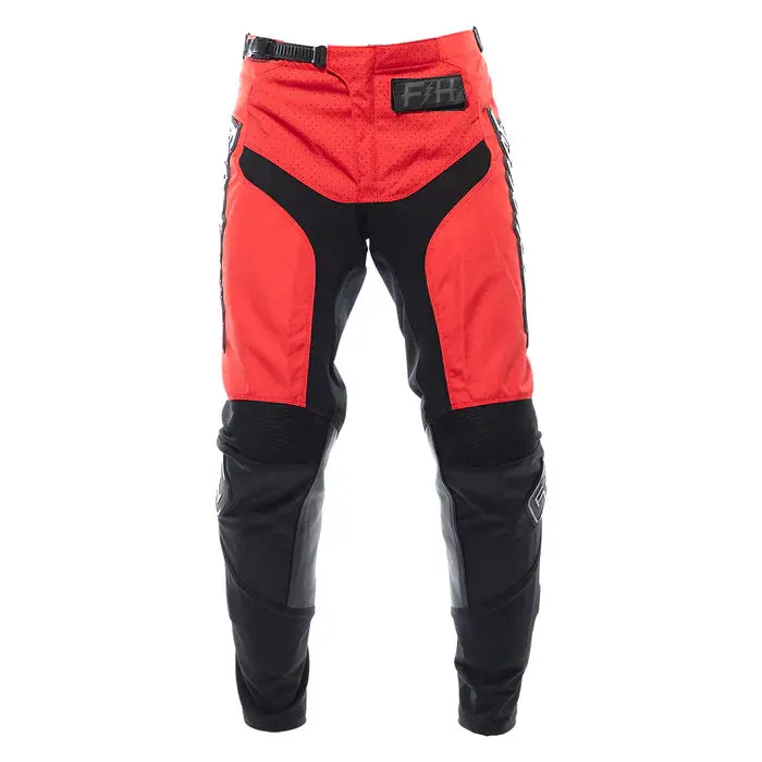 Fasthouse Grindhouse Pant - Red-Black 4