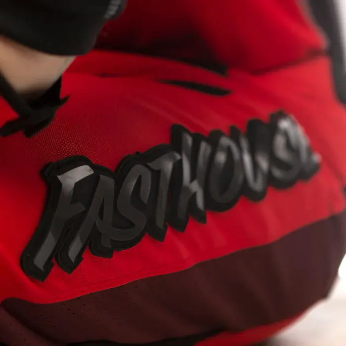 Fasthouse Grindhouse Pant - Red-Black 5
