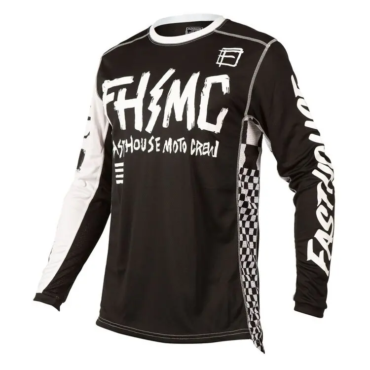 Fasthouse Grindhouse Punk Jersey - Black-White 1