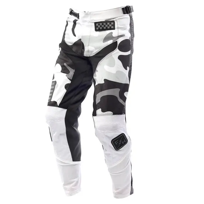 Fasthouse Grindhouse Riot Pant - Youth - White-Black 1