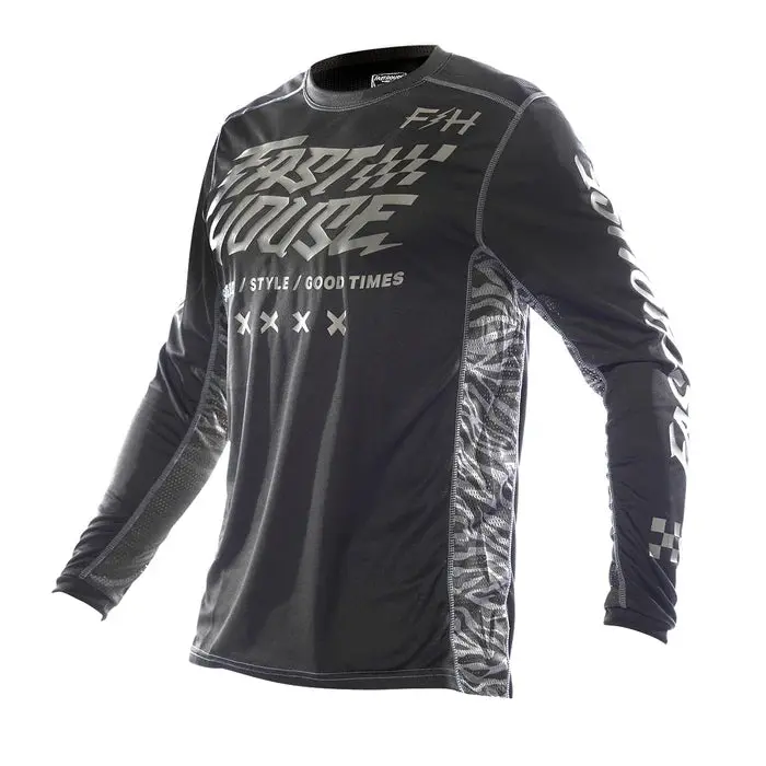 Fasthouse Grindhouse Rufio Jersey - Black 1