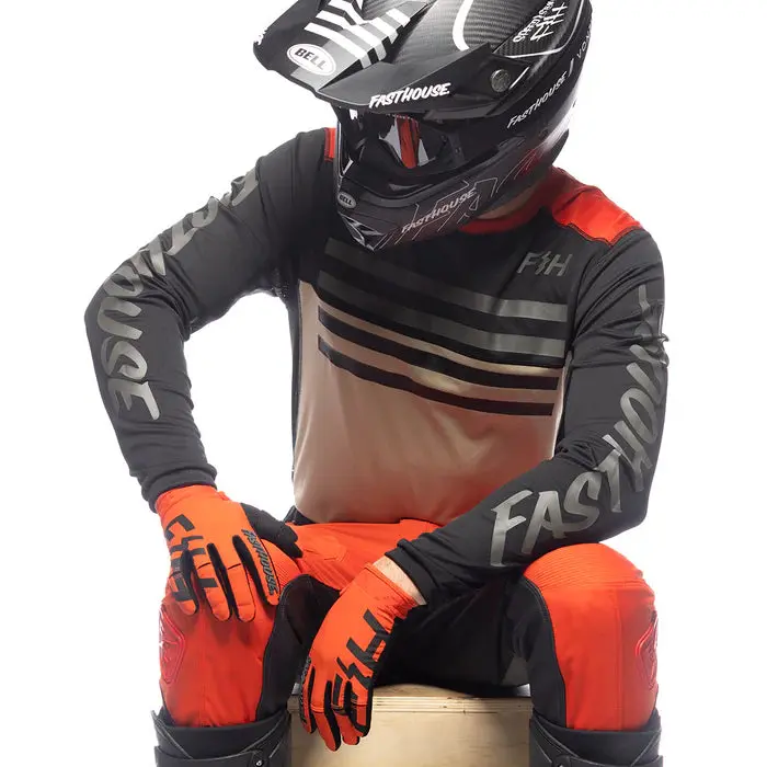 Fasthouse Grindhouse Tempo Jersey - Black-Infrared 2
