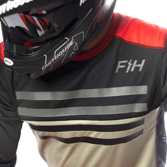 Fasthouse Grindhouse Tempo Jersey - Black-Infrared 5