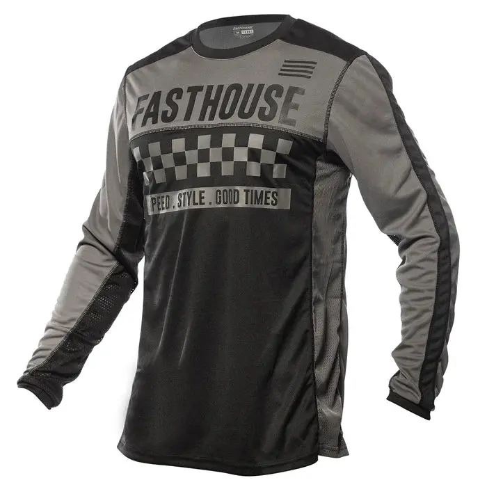 Fasthouse Grindhouse Torino Jersey - Black-Gray 1