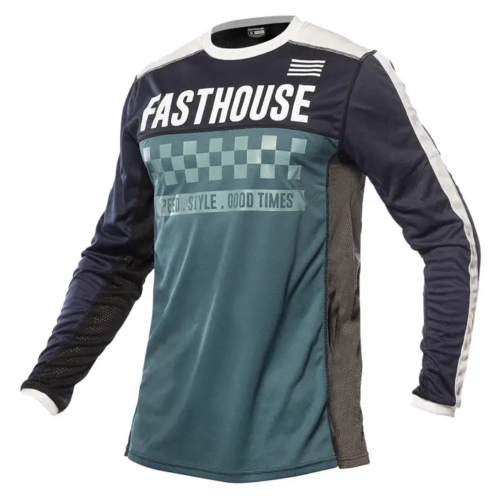 Fasthouse Grindhouse Torino Jersey - Blue-Black 1