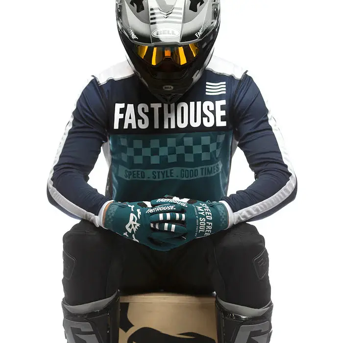Fasthouse Grindhouse Torino Jersey - Blue-Black 5