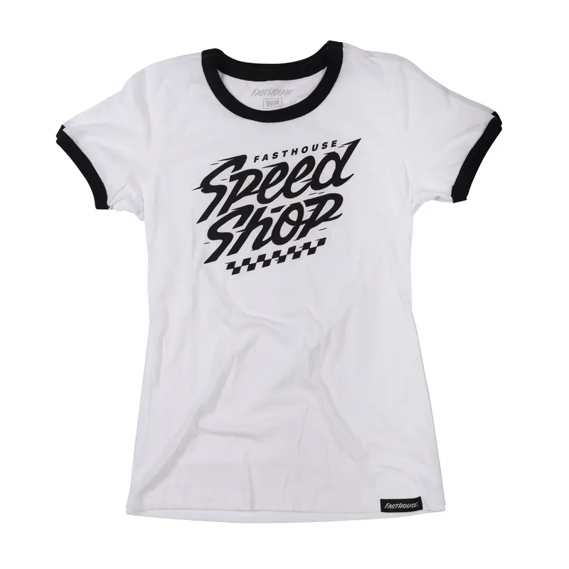 Fasthouse Haste Tee - Womens - White-Black 1