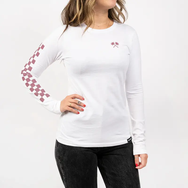 Fasthouse Haven Long Sleeve Tee - Womens - White 1