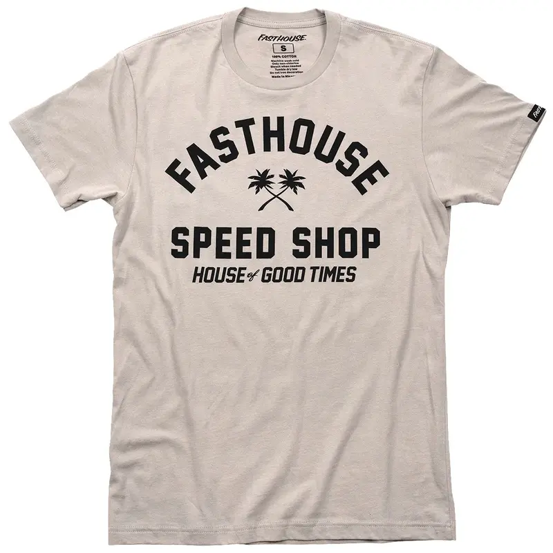 Fasthouse Haven Tee - Light Gray 1