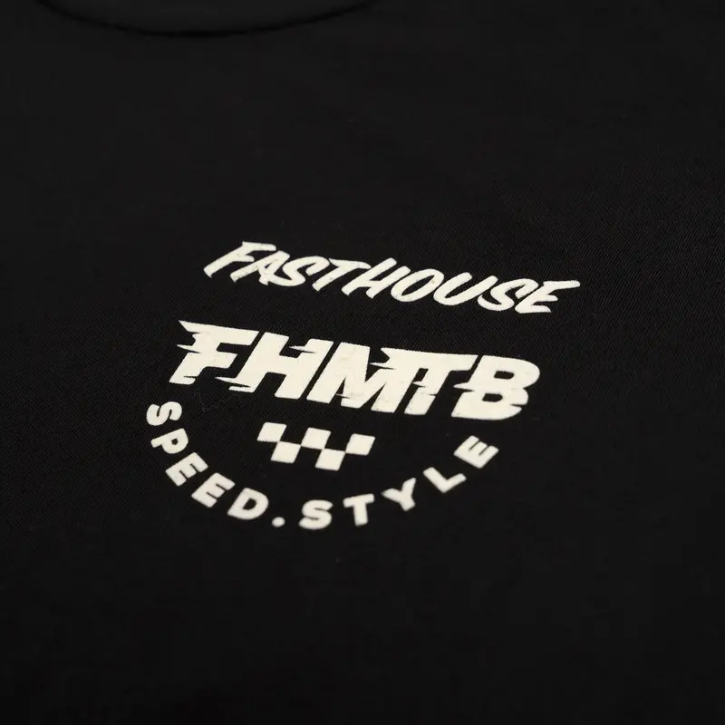 Fasthouse Hierarchy Short Sleeve Tech Tee - Black 3