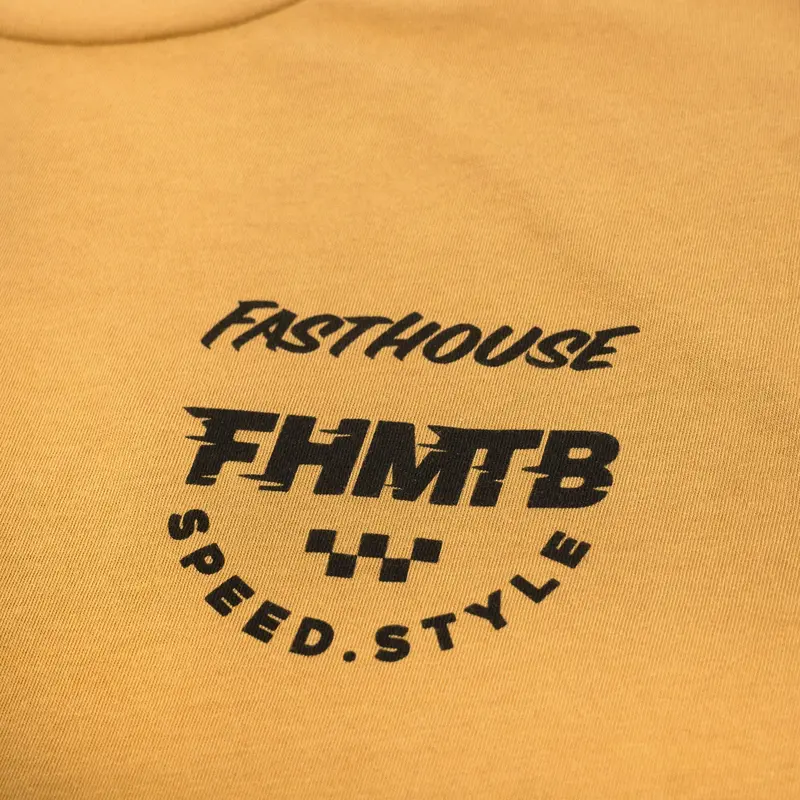 Fasthouse Hierarchy Short Sleeve Tech Tee - Vintage Gold 3