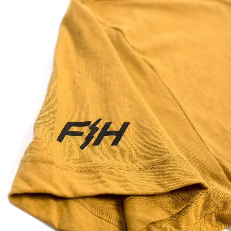 Fasthouse Hierarchy Short Sleeve Tech Tee - Vintage Gold 4