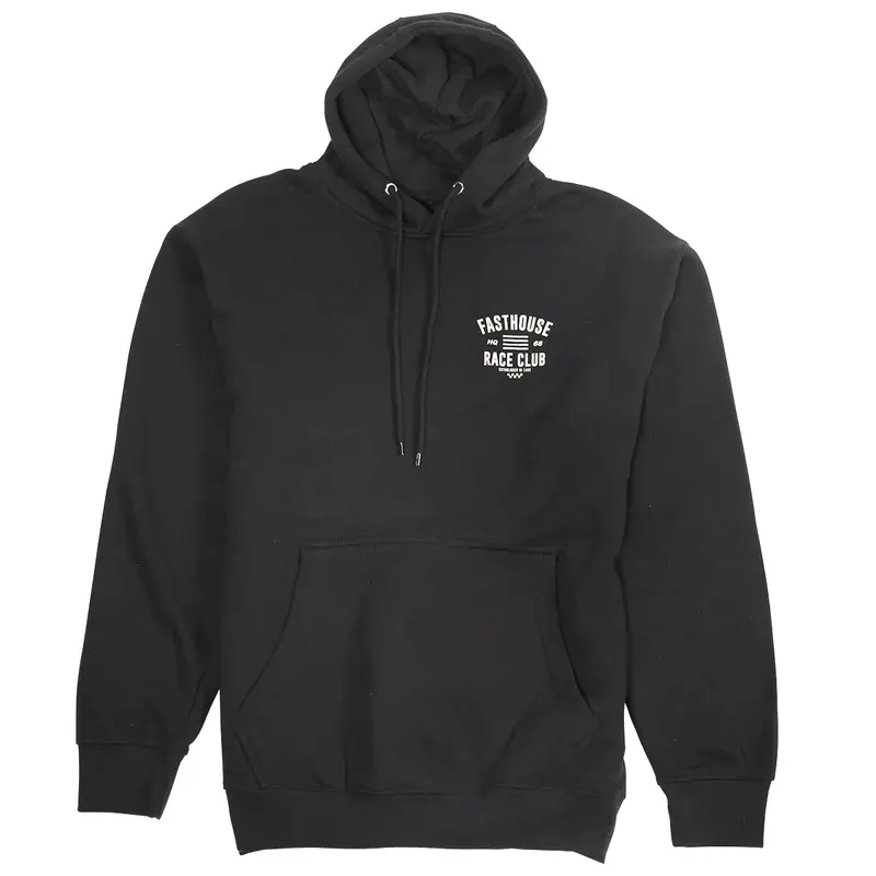 Fasthouse Hq Club Hooded Pullover - Black 2