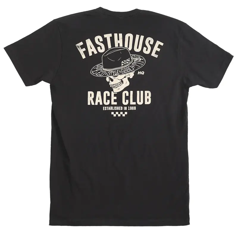 Fasthouse Hq Club Tee - Black 1