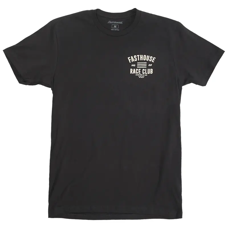 Fasthouse Hq Club Tee - Black 2