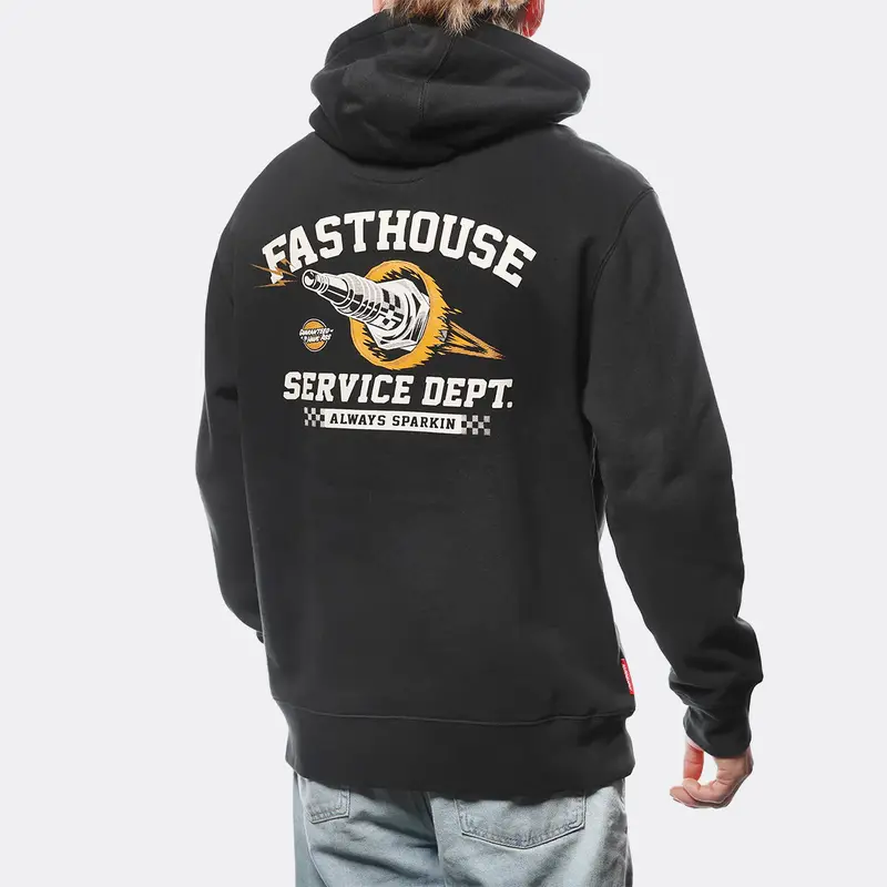 Fasthouse Ignite Hooded Pullover - Black 3