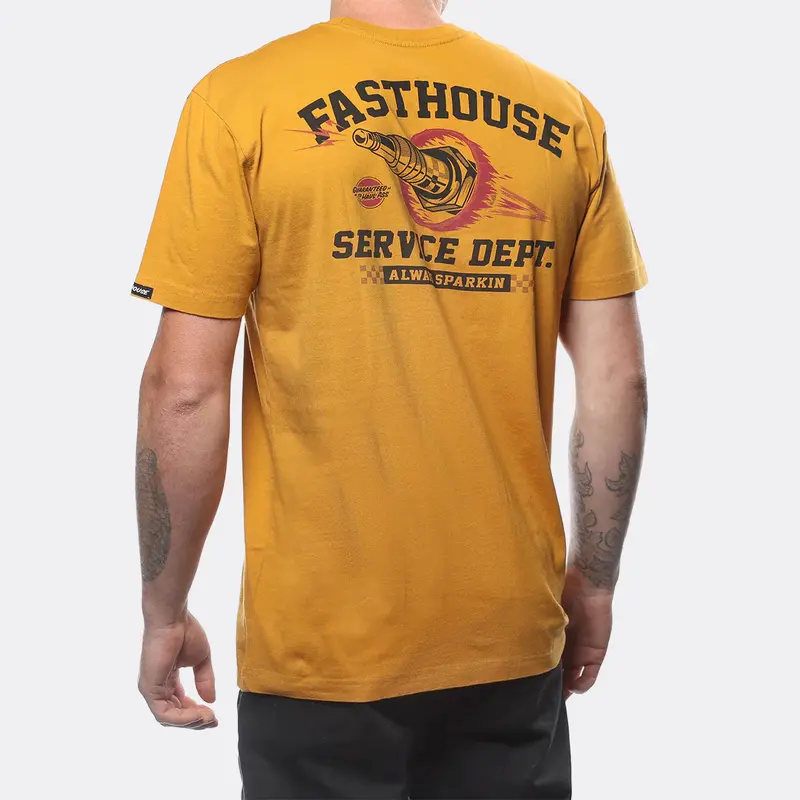 Fasthouse Ignite Tee - Vintage Gold 4