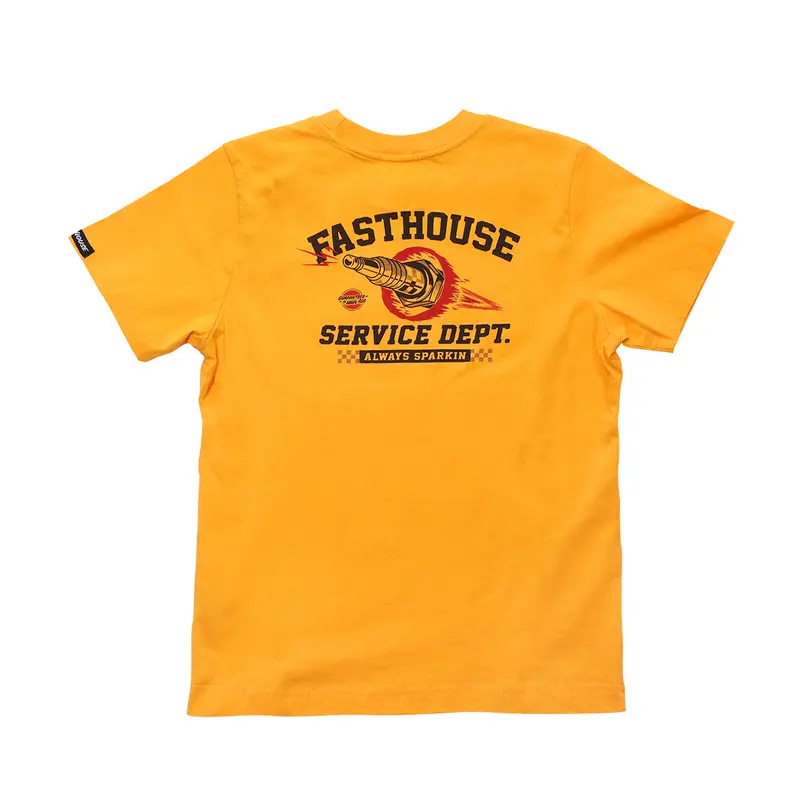 Fasthouse Ignite Tee - Youth - Vintage Gold 1