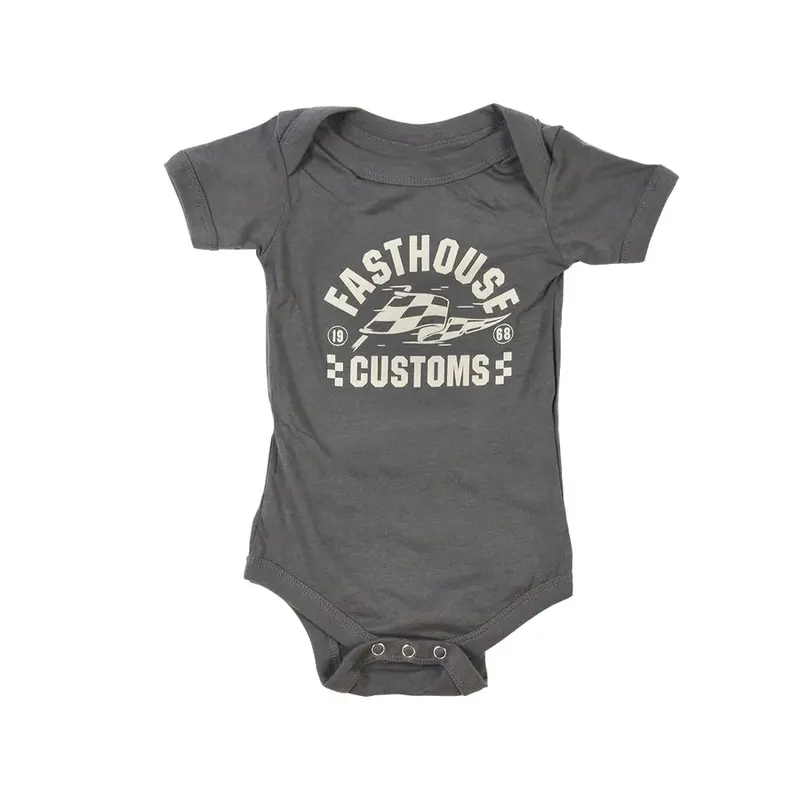 Fasthouse Infant Sprinter Onesie - Infant - Dark Gray 1