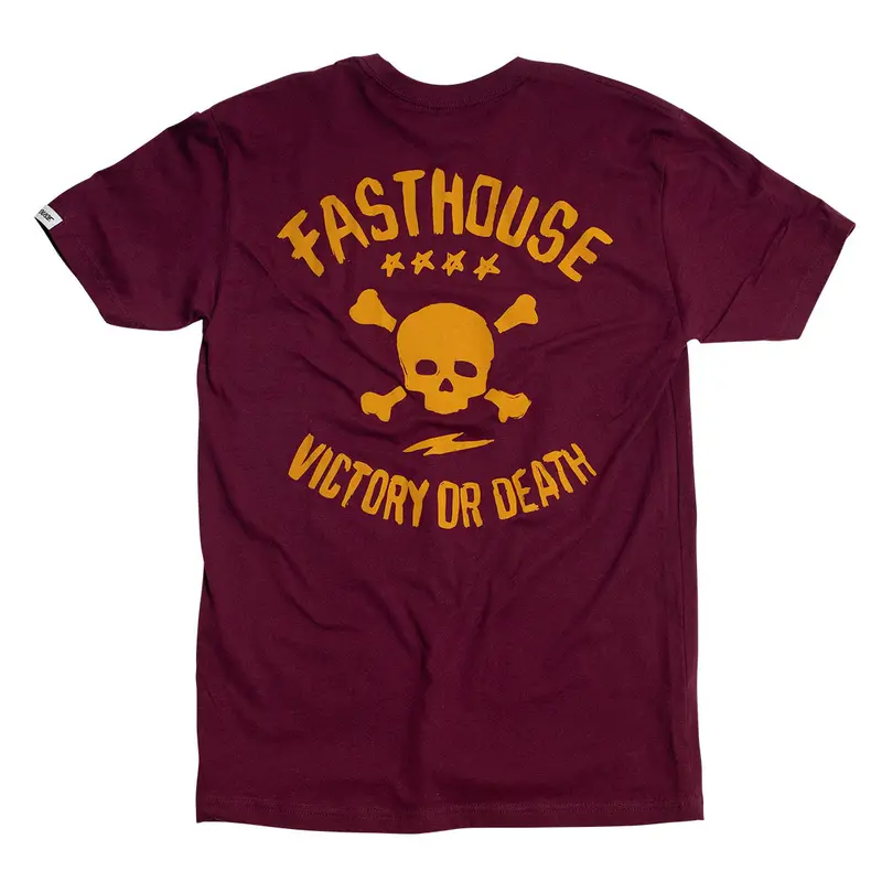 Fasthouse Instigate Tee - Youth - Maroon 1