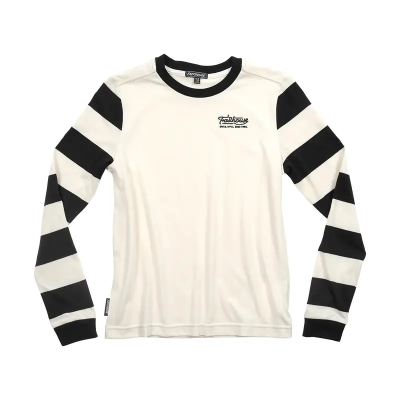 Fasthouse Jailbreak Stripe Long Sleeve Tee - Natural 1