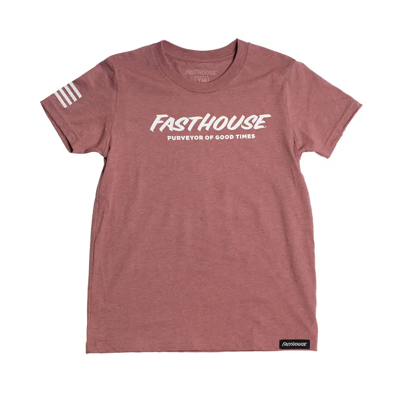 Fasthouse Logo Tee - Womens - Heather Mauve 1