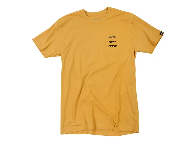 Fasthouse Major Hot Wheels Tee - Youth - Vintage Gold 1
