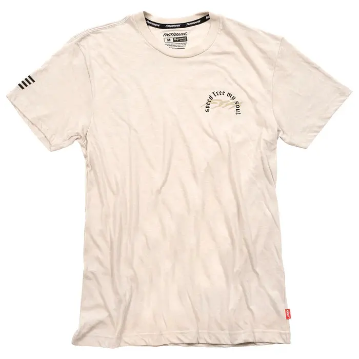 Fasthouse Menace Short Sleeve Tech Tee - Cream 1