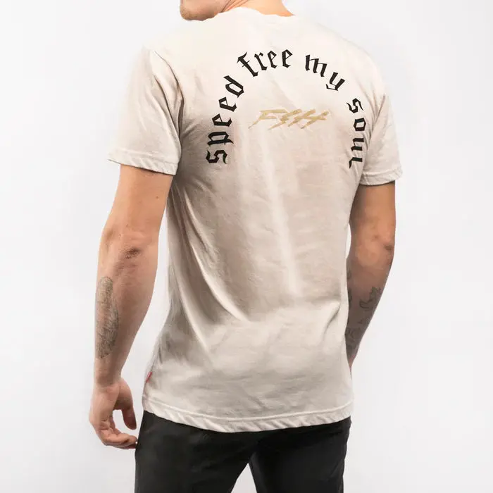 Fasthouse Menace Short Sleeve Tech Tee - Cream 2