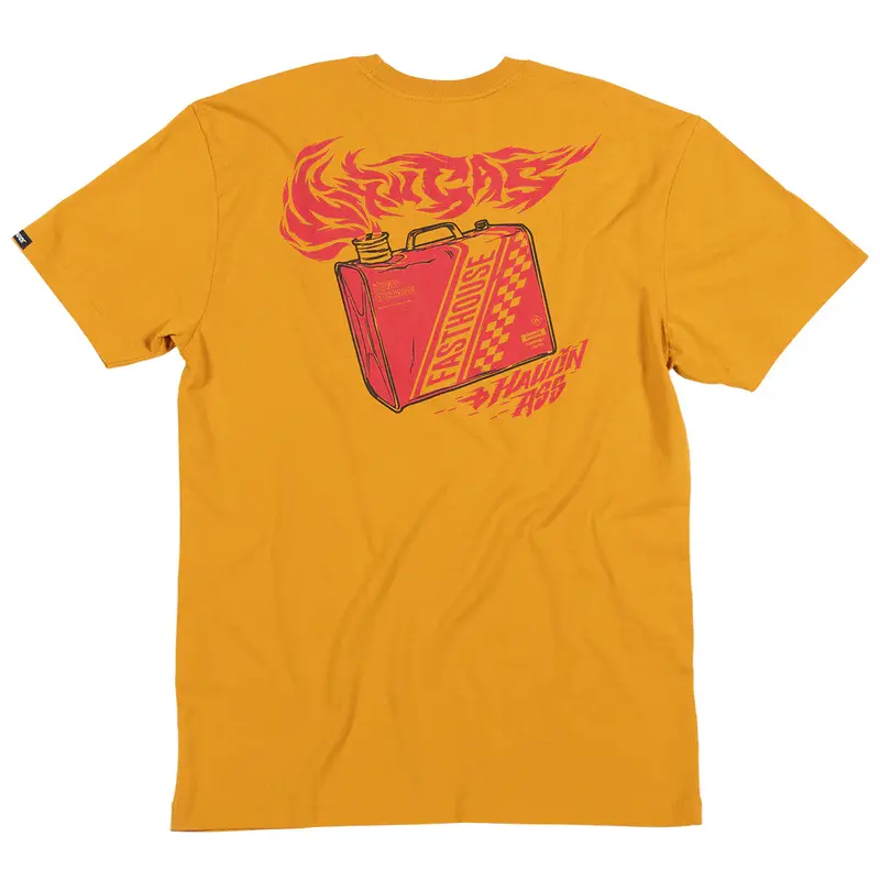 Fasthouse Mixin' Tee - Antique Gold 1