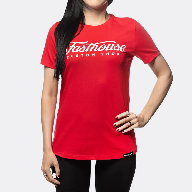 Fasthouse Morris Tee - Womens - Cardinal 2