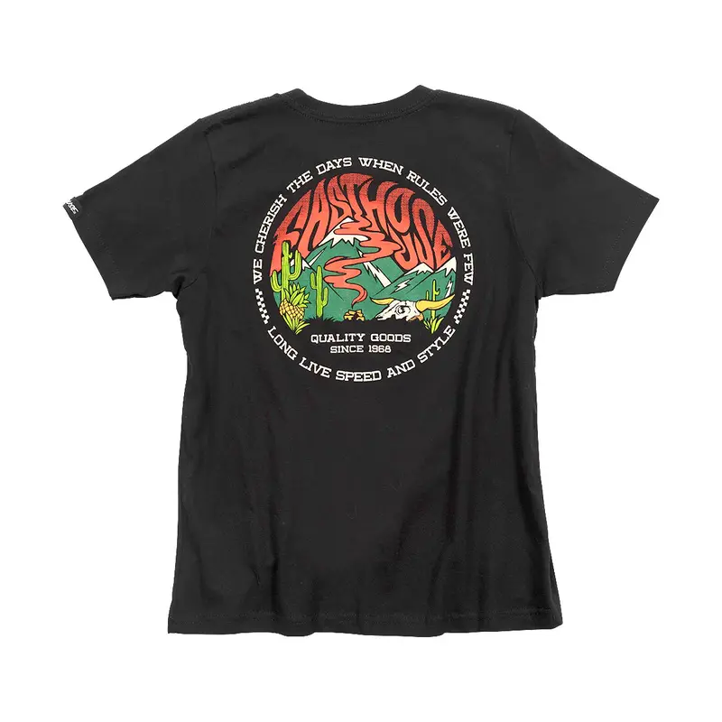 Fasthouse Nomad Tee - Youth - Black 1