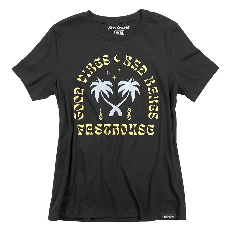 Fasthouse Oasis Tee - Womens - Black Mineral Wash 1