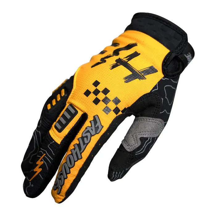 Fasthouse Off-Road Glove - Amber-Black 1