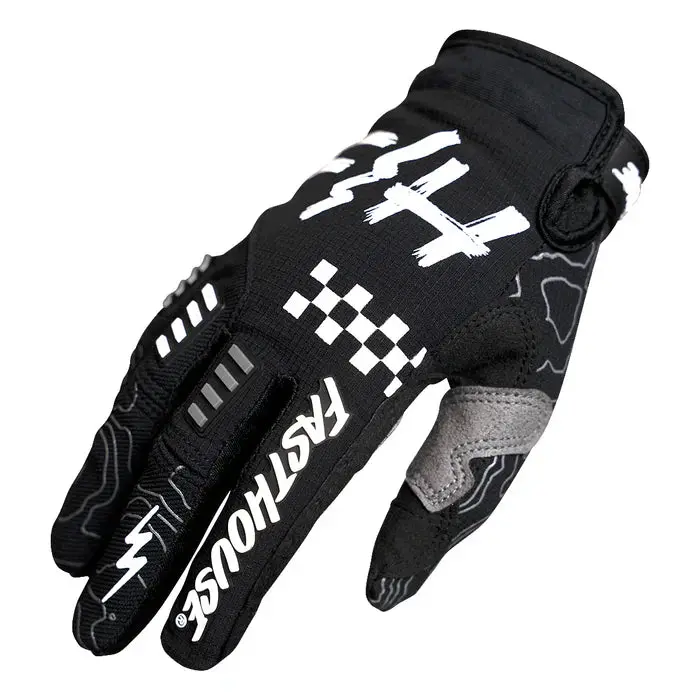 Fasthouse Off-Road Glove - Black-White 1