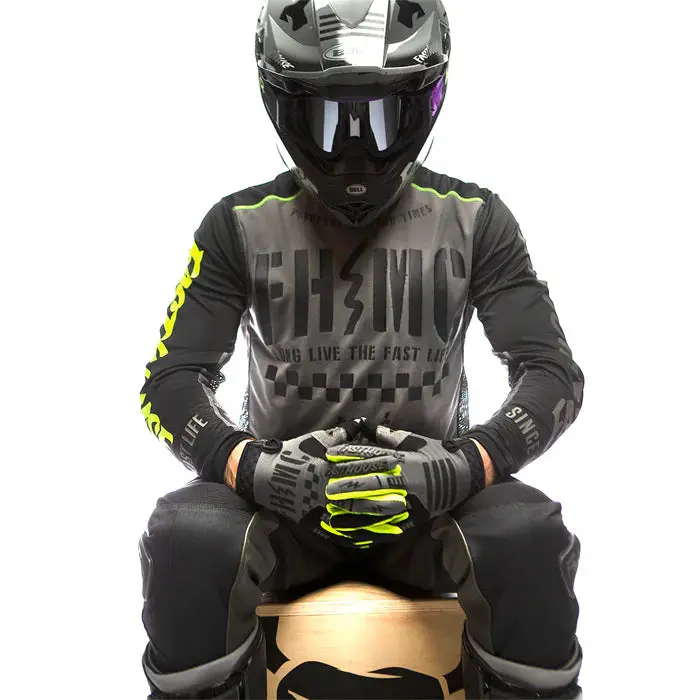 Fasthouse Off-Road Grindhouse Charge Jersey - Gray 3